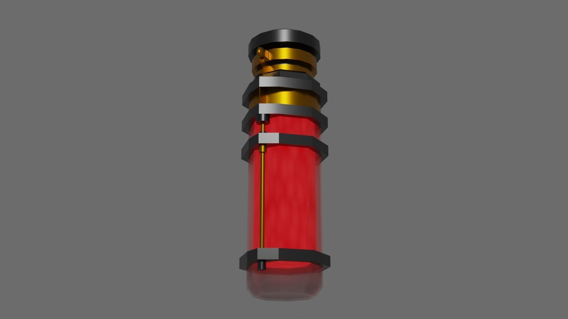 Health potion 3D model_9