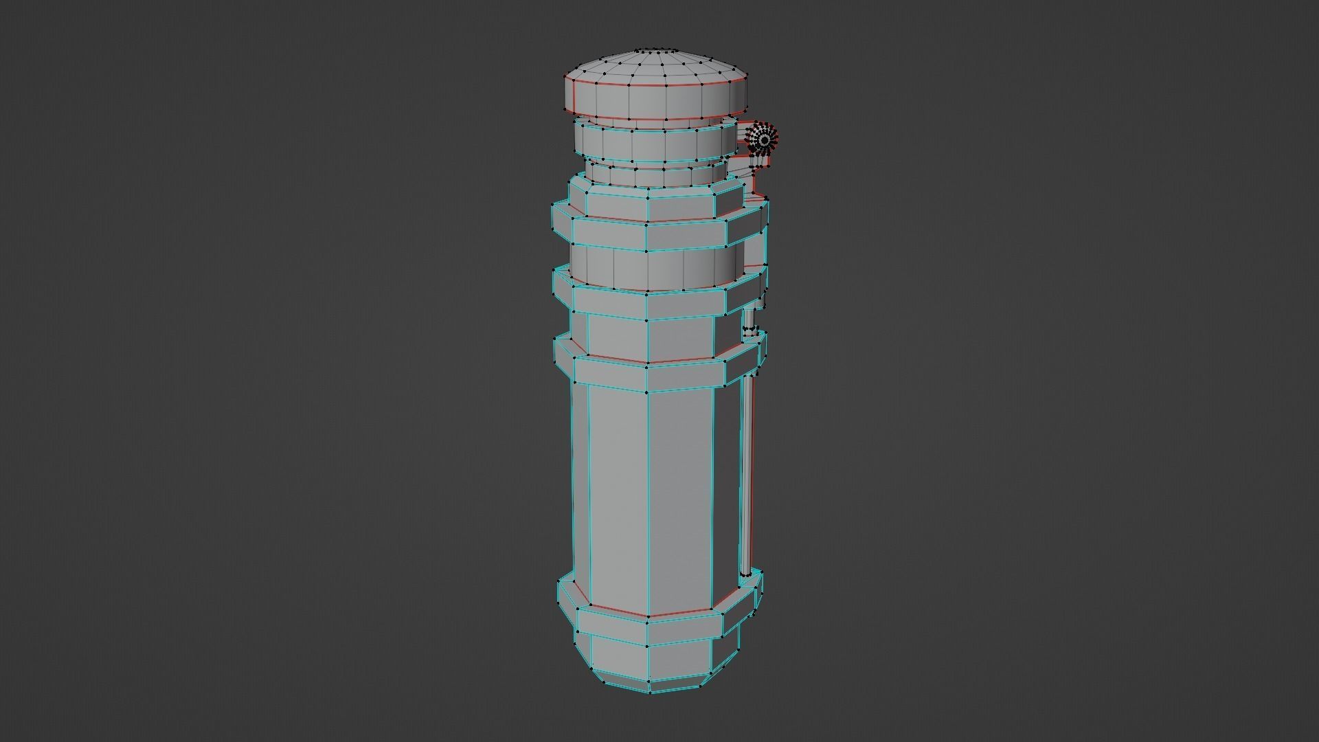 Health potion 3D model_11