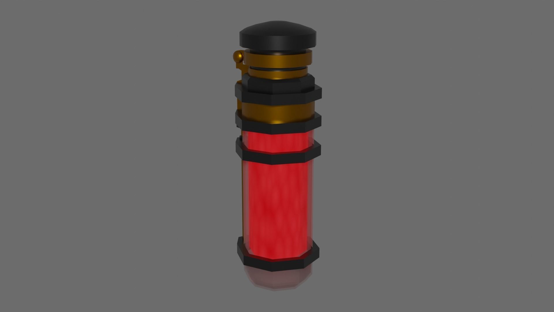 Health potion 3D model_3