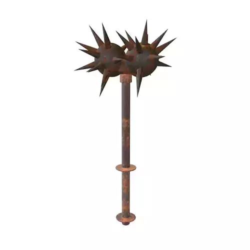 Morning Star Weapon v2 013 Low-poly 3D model