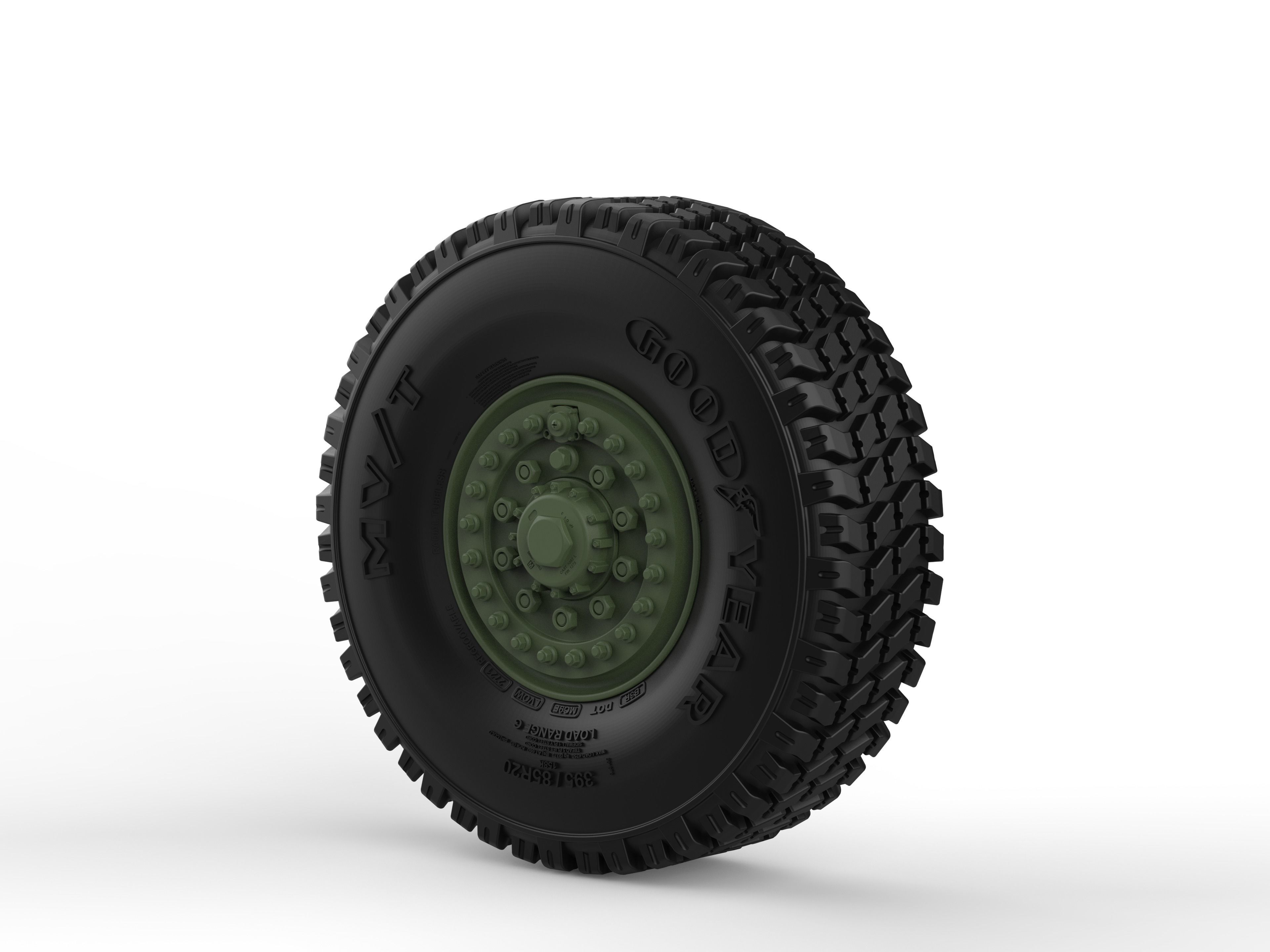 HIMARS Goodyear MVT Wheels 3D print model_1