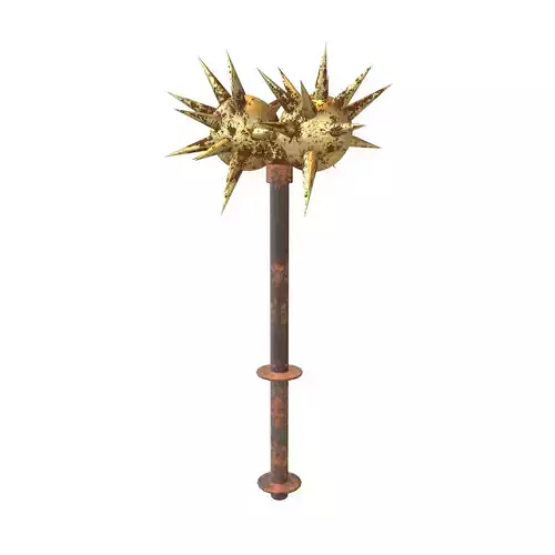 Morning Star Weapon v2 014 Low-poly 3D model
