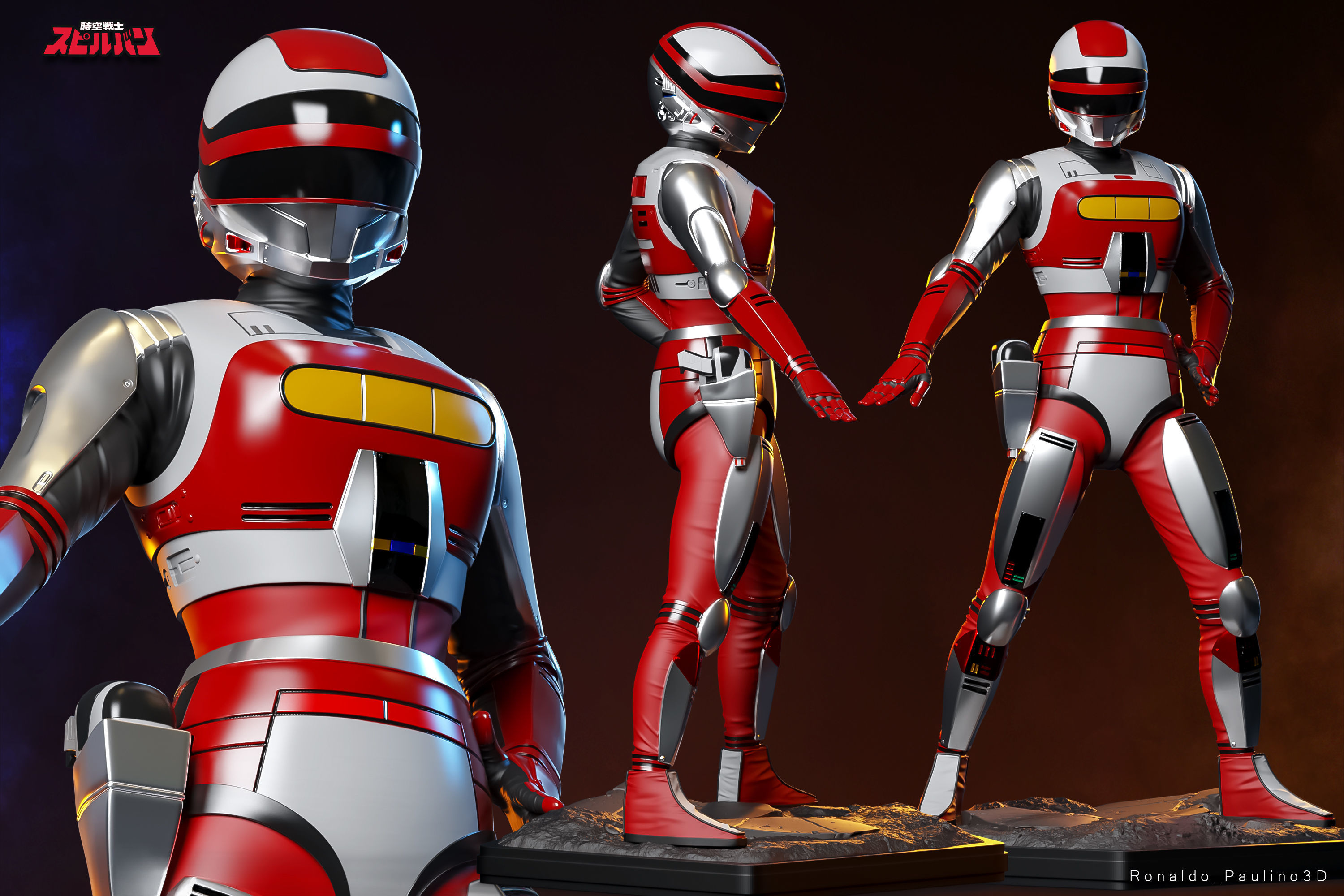 Jikuu Senshi Spielban 3D print model_1