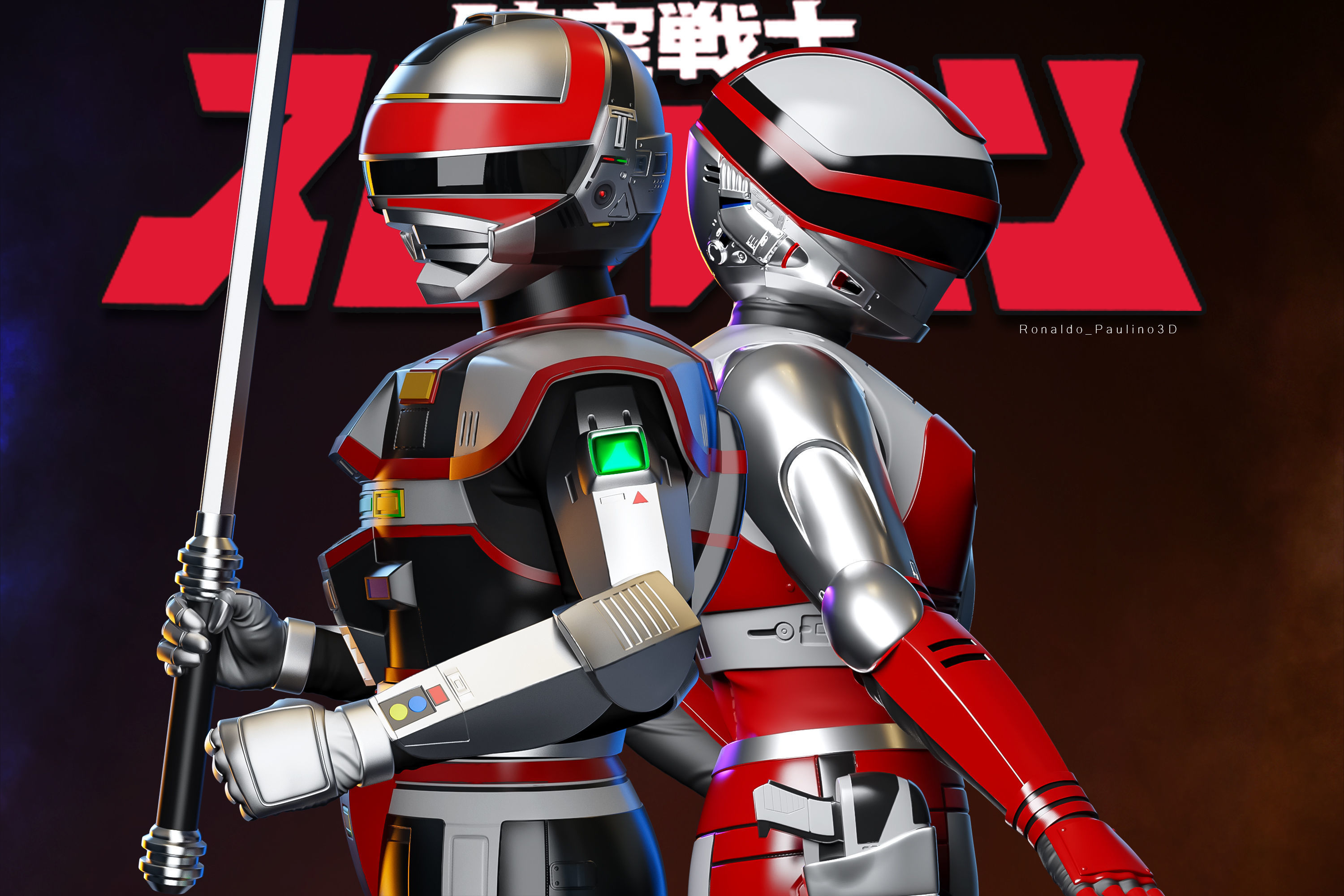 Jikuu Senshi Spielban 3D print model_4