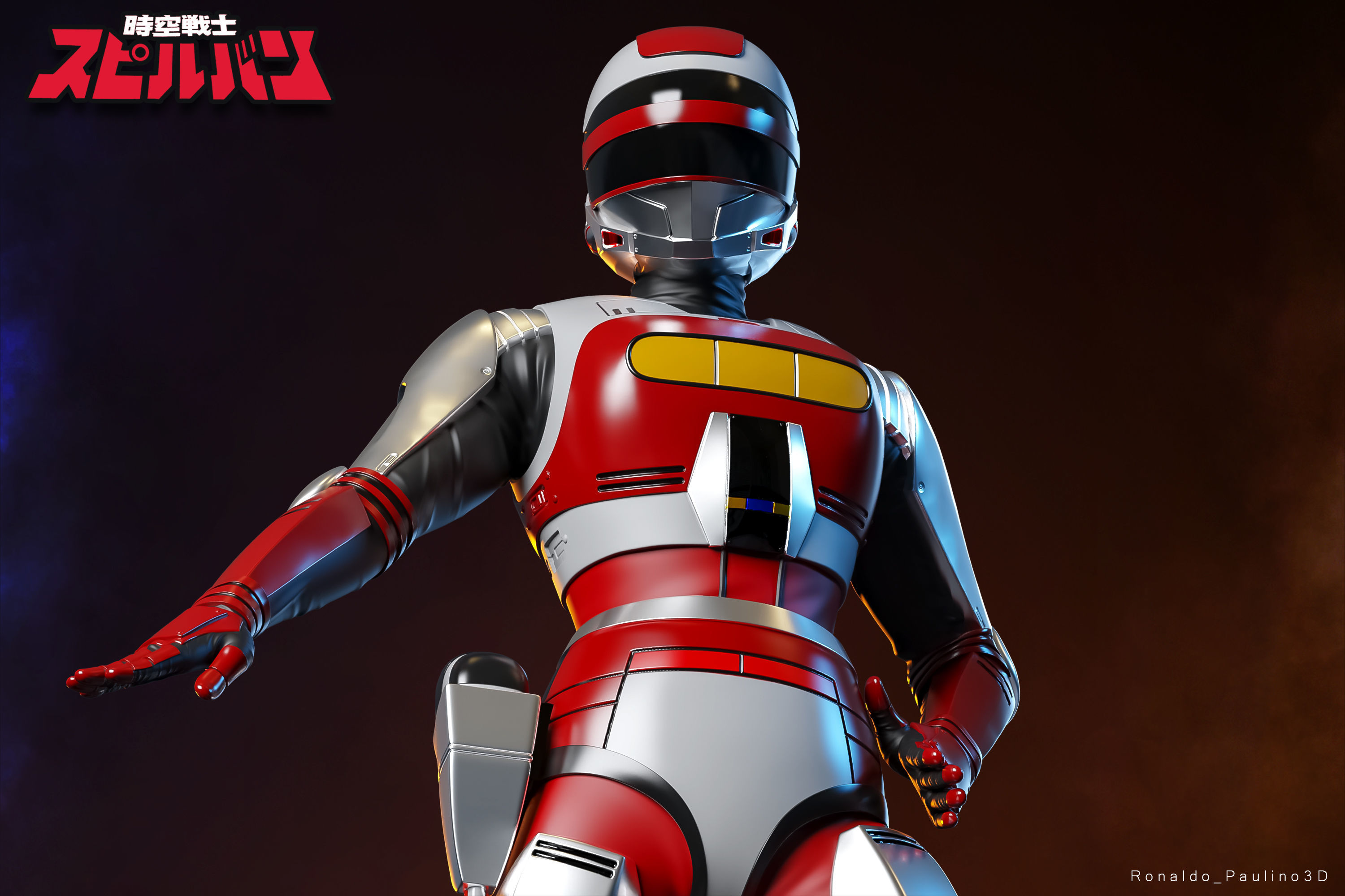 Jikuu Senshi Spielban 3D print model_2