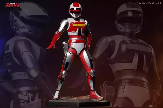 Jikuu Senshi Spielban 3D print model