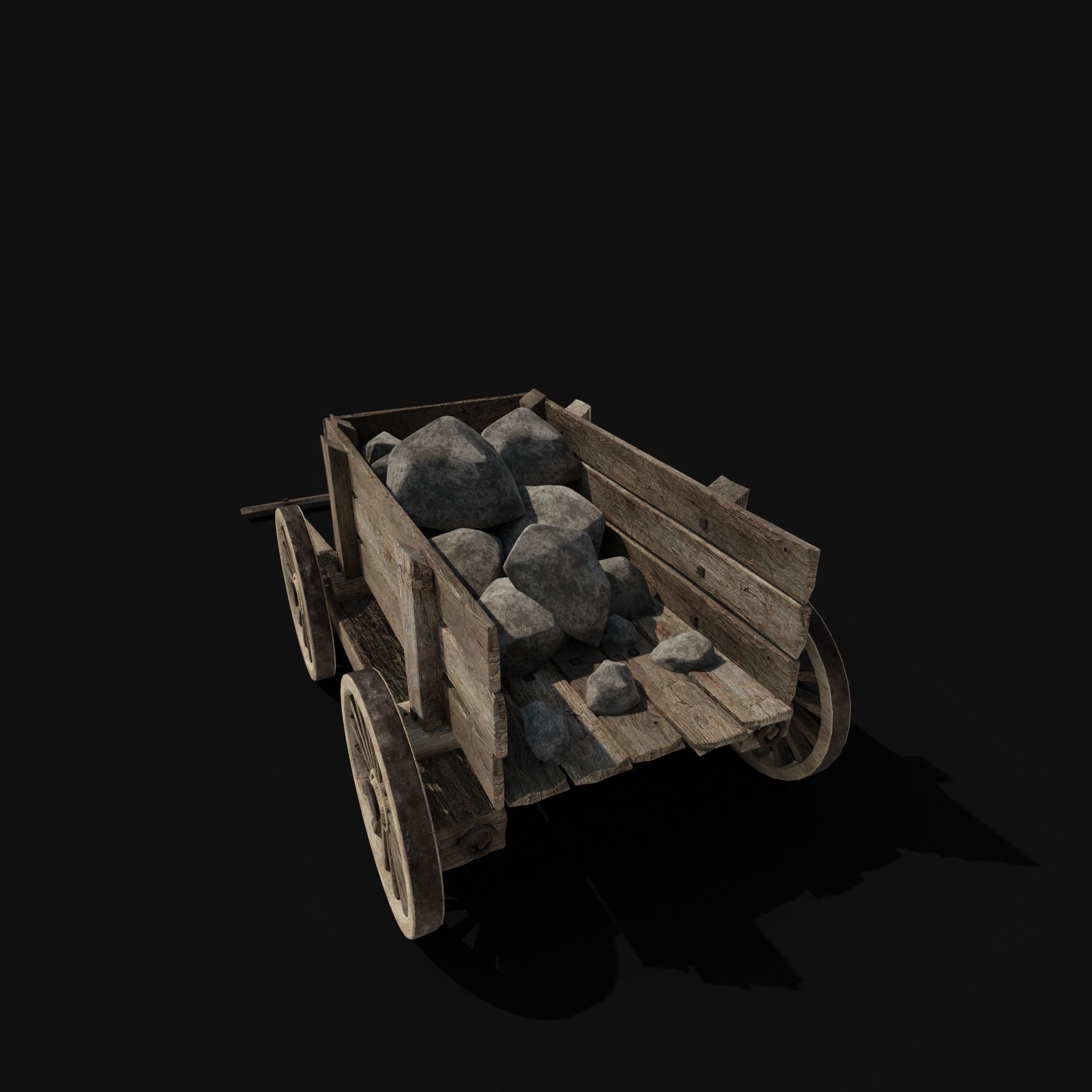 QUARRY MINE MACHINES CONSTRUCTION TOOL MACHINERY COLLECTION Low-poly 3D model_25