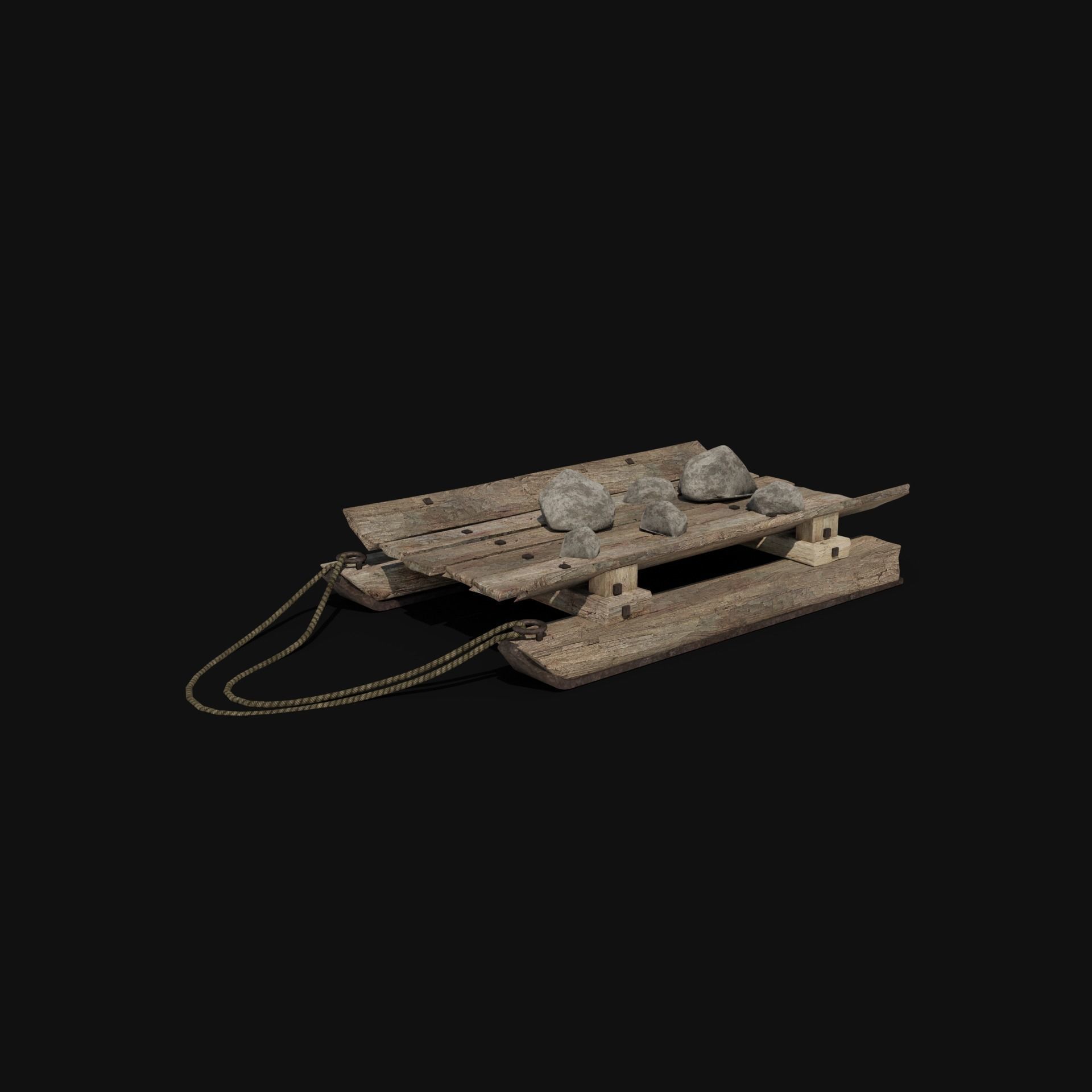 QUARRY MINE MACHINES CONSTRUCTION TOOL MACHINERY COLLECTION Low-poly 3D model_5