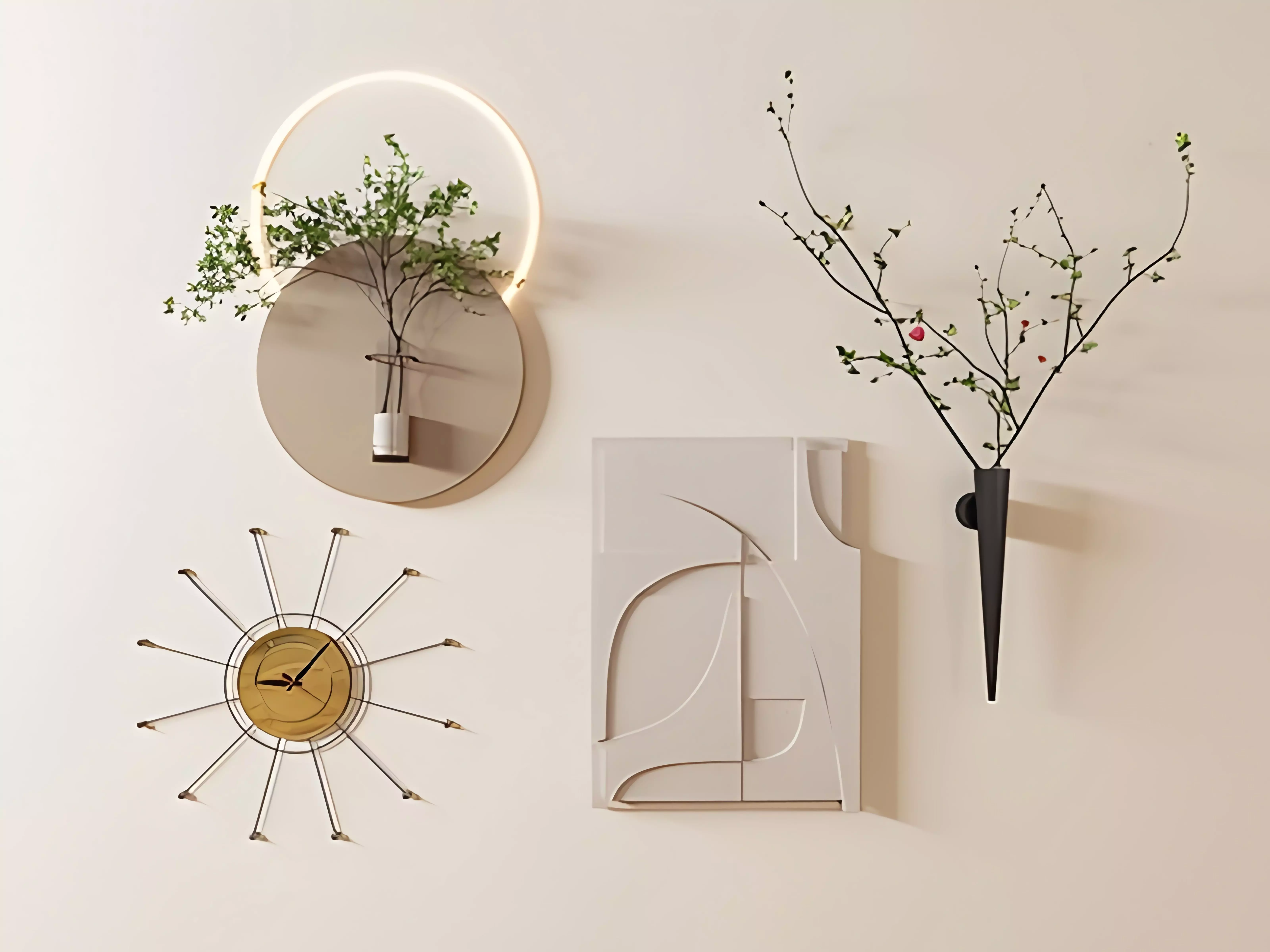  nordic style decorative pendant 3D model_0