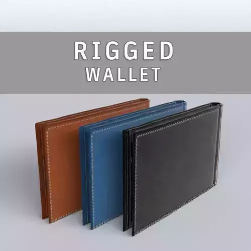 Wallet 3D model