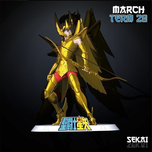 Aiolos Sculpture Sekai 3D Models Ready for 3D printing 3D print model