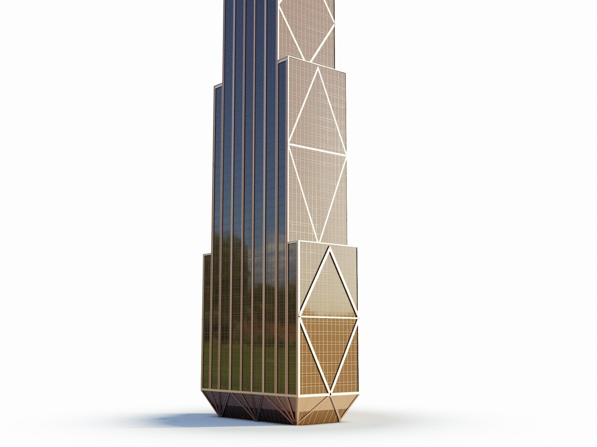 3D model 270 park avenue - NewYork VR / AR / low-poly | CGTrader