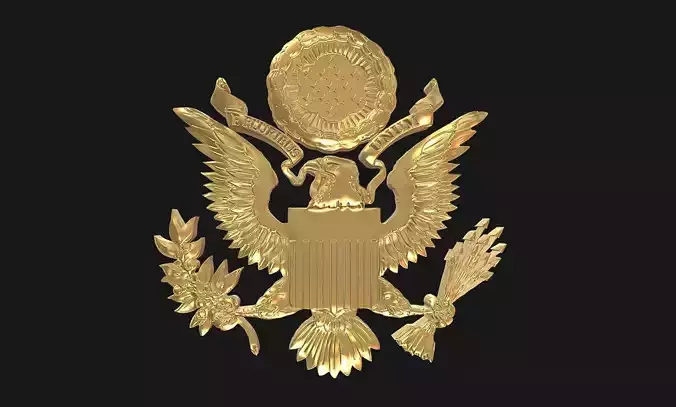 Mark of US Army 3D print model