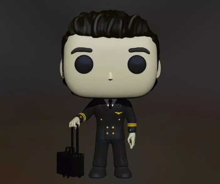Funko piloto  3D print model_0