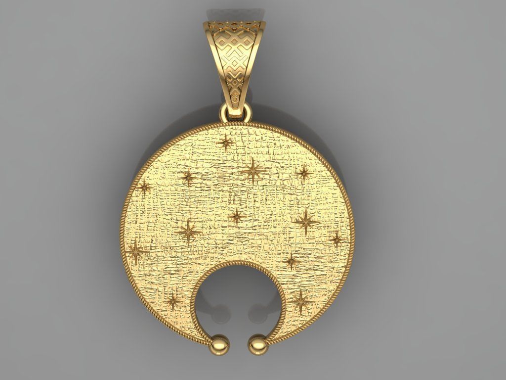 Pendant Three Of Life P 0015 3D print model_6