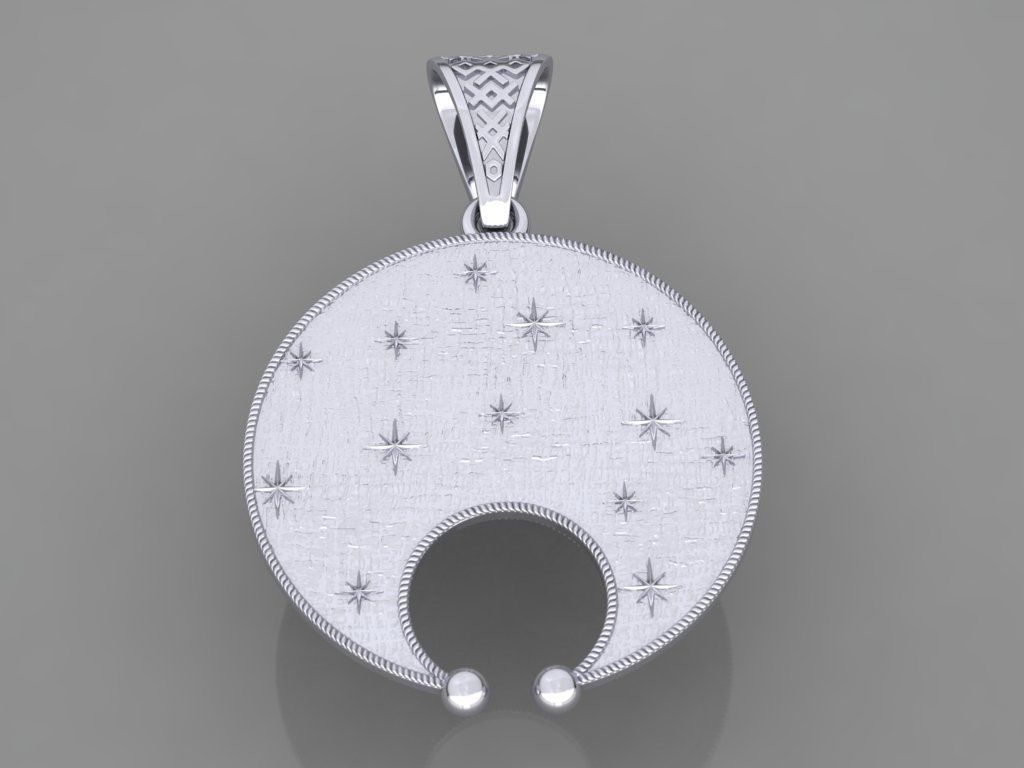 Pendant Three Of Life P 0015 3D print model_5