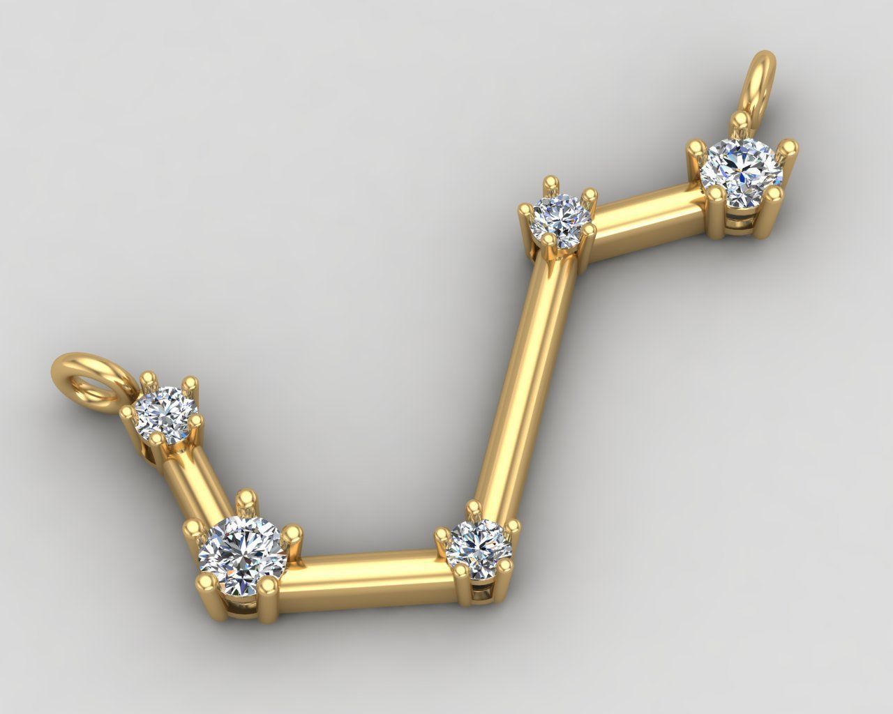 ARIES necklace 68-MP 3D print model_1