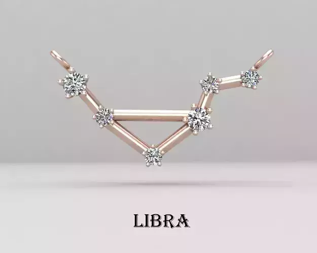 LIBRA necklace 69-MP 3D print model