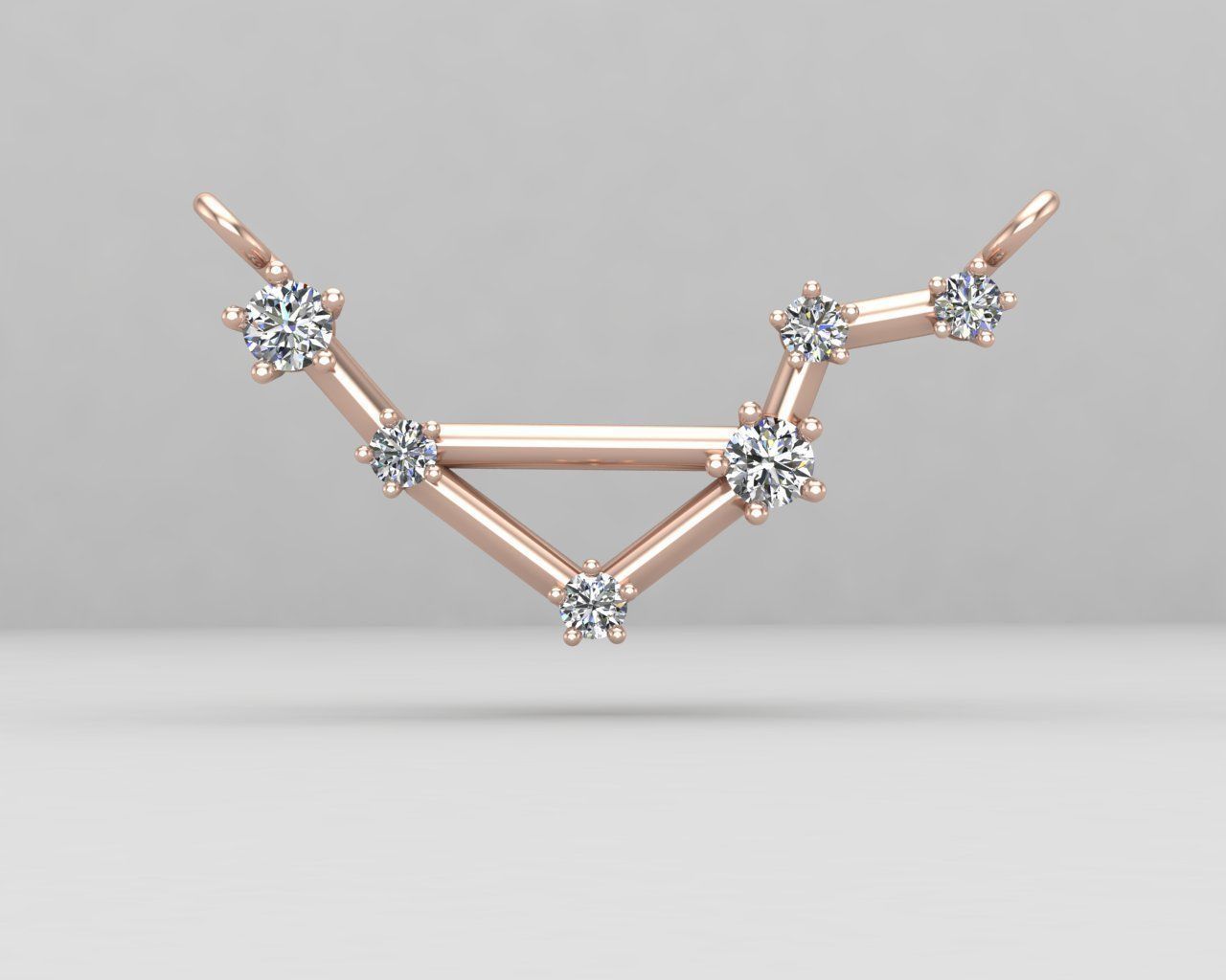 LIBRA necklace 69-MP 3D print model_2