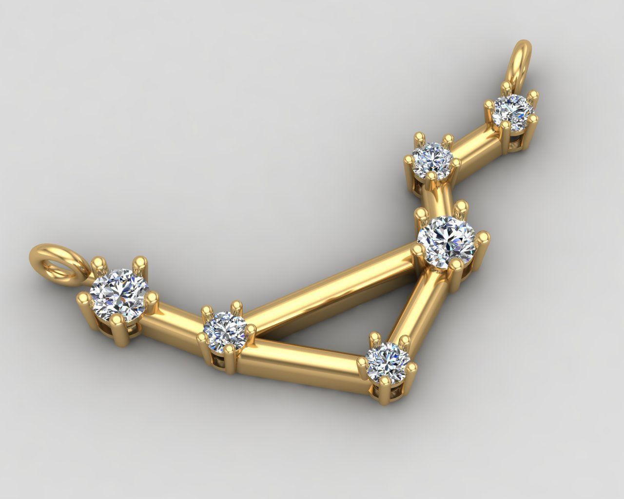 LIBRA necklace 69-MP 3D print model_1