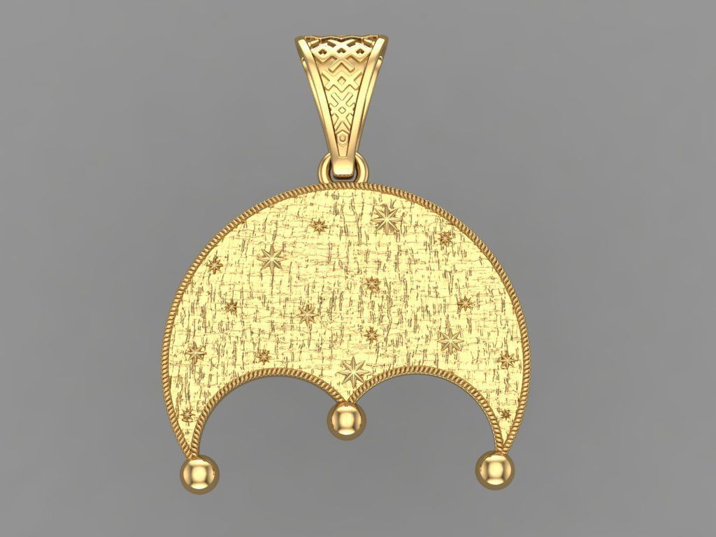 Pendant Three Of Life P 0014 3D print model_5