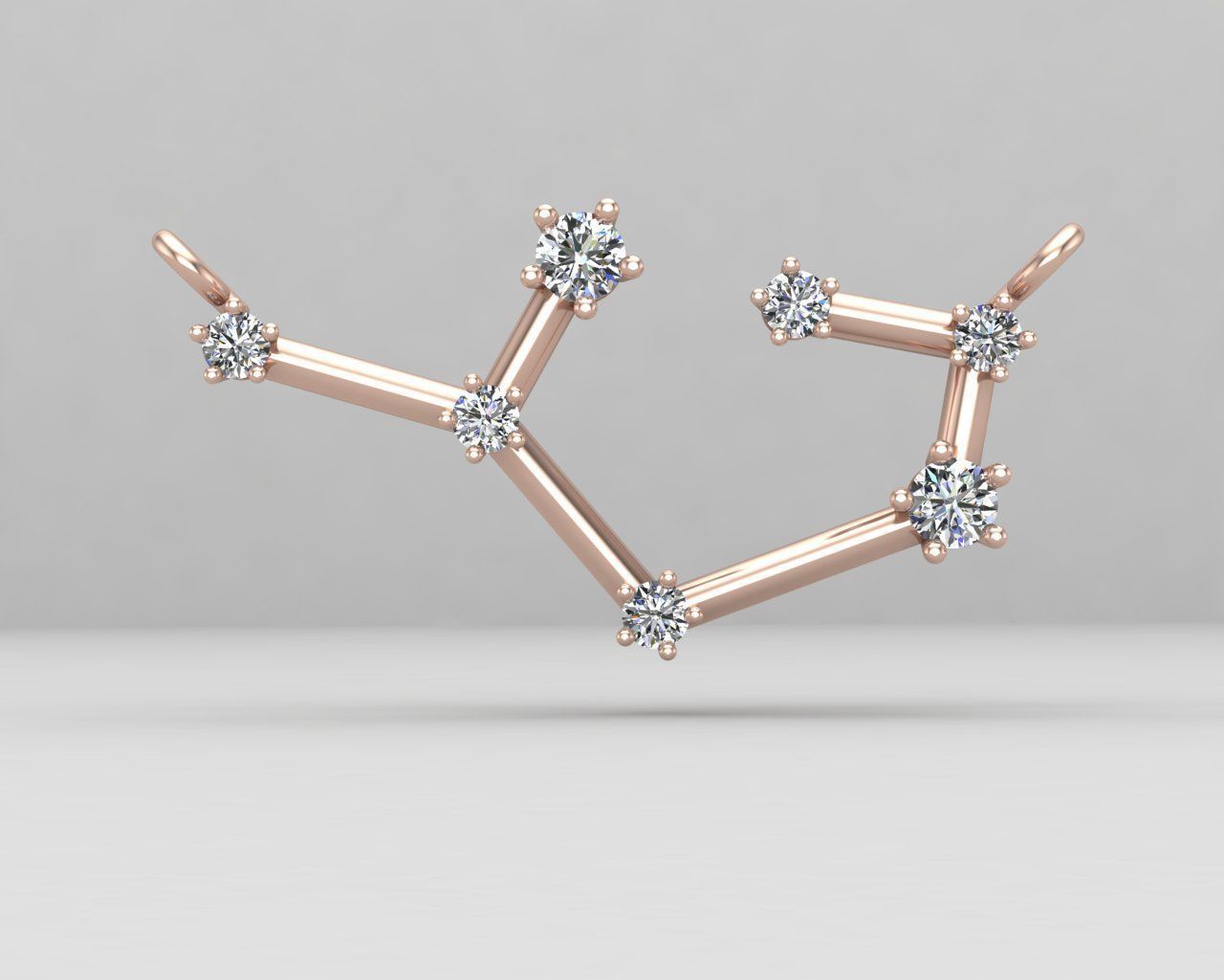 SAGITTARIUS necklace 70-mp 3D print model_2