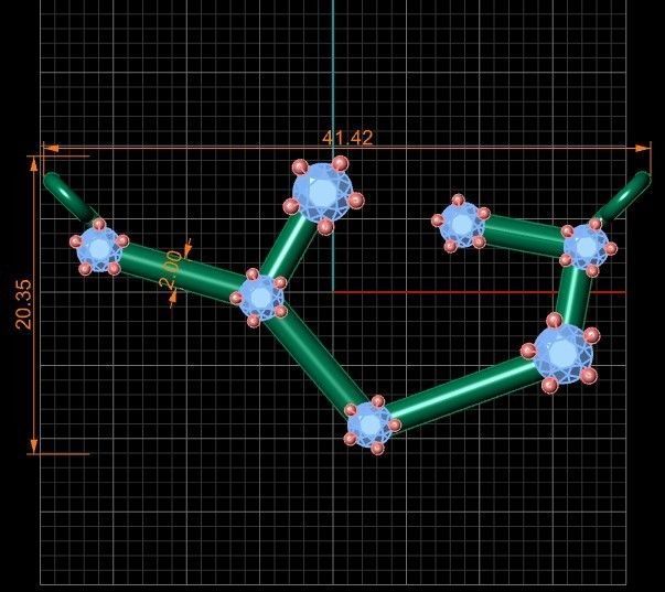 SAGITTARIUS necklace 70-mp 3D print model_3