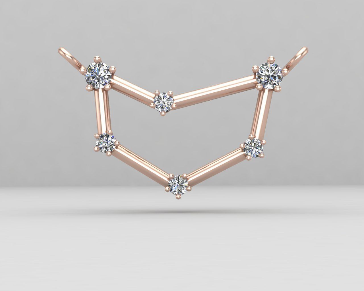 CAPRICORN necklace 71-MP 3D print model_2