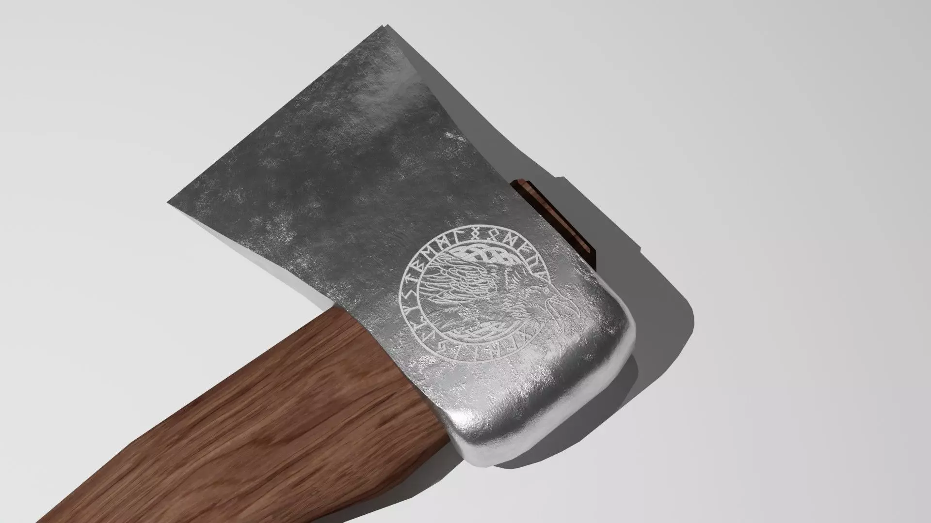 Axe Low Poly 3D Model Pbr-4k Low-poly 3D model