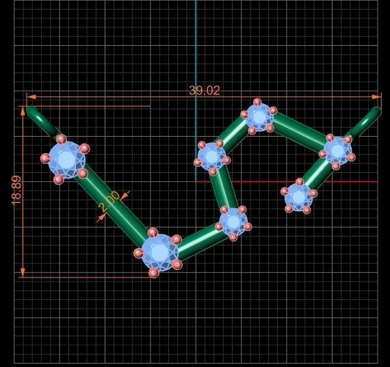 LEO necklace 72-MP 3D print model_3