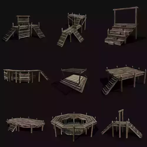 ARENA FIGHT BATTLE MEDIEVAL WAR FIGHTING TRAP BUILDER COLLECTION