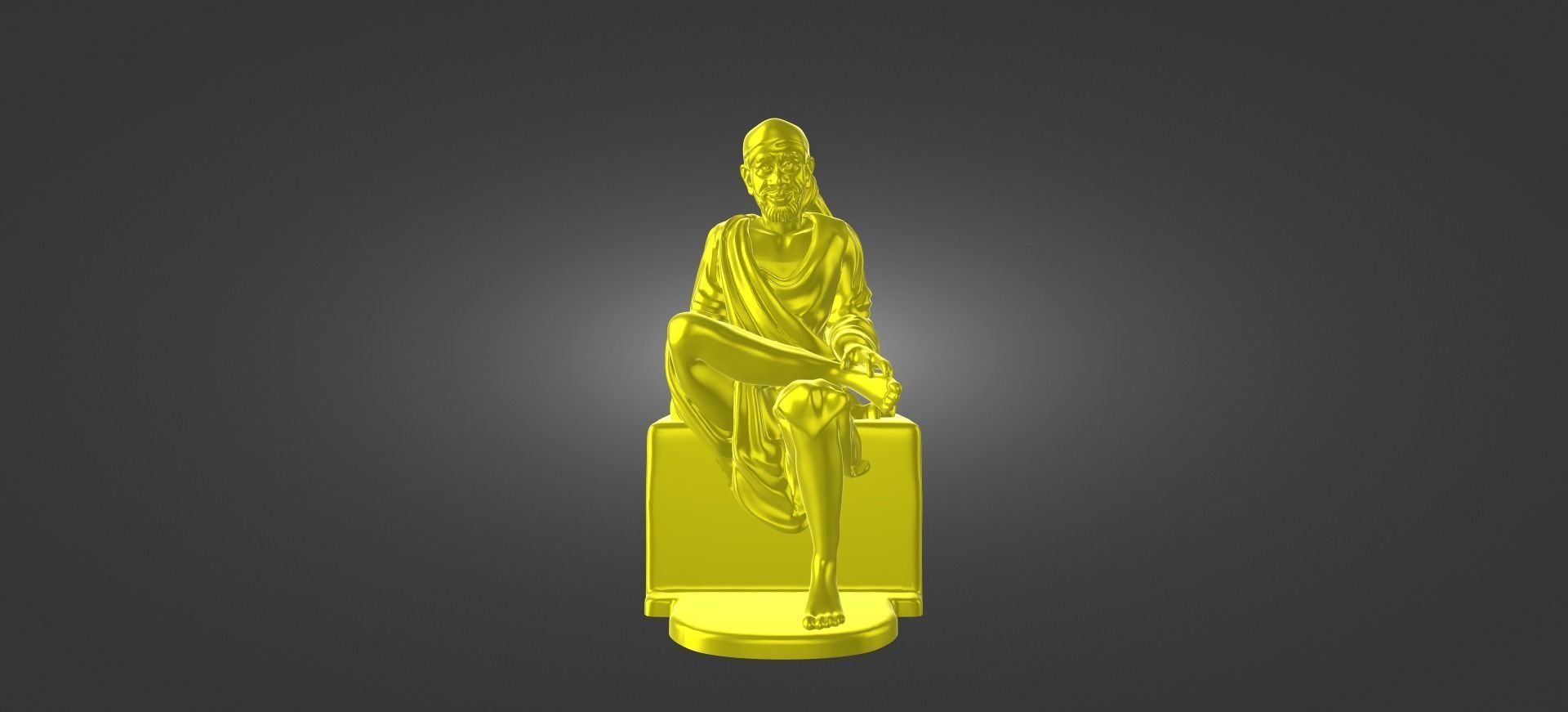 Printable STL file of Indian God 3D print model_3