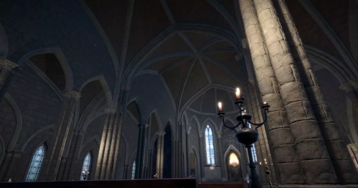 Church Low-poly 3D model_28