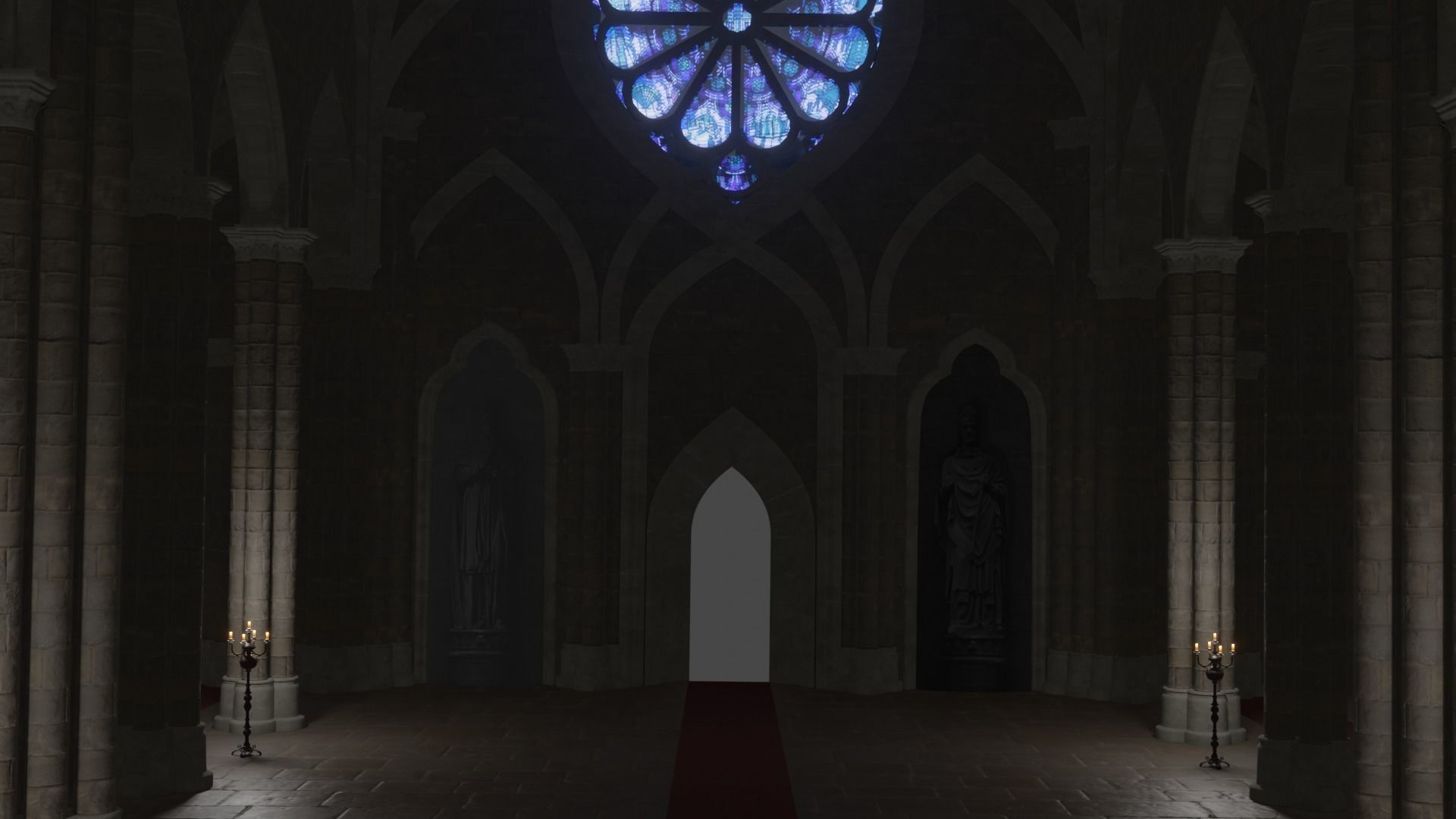 Church Low-poly 3D model_43