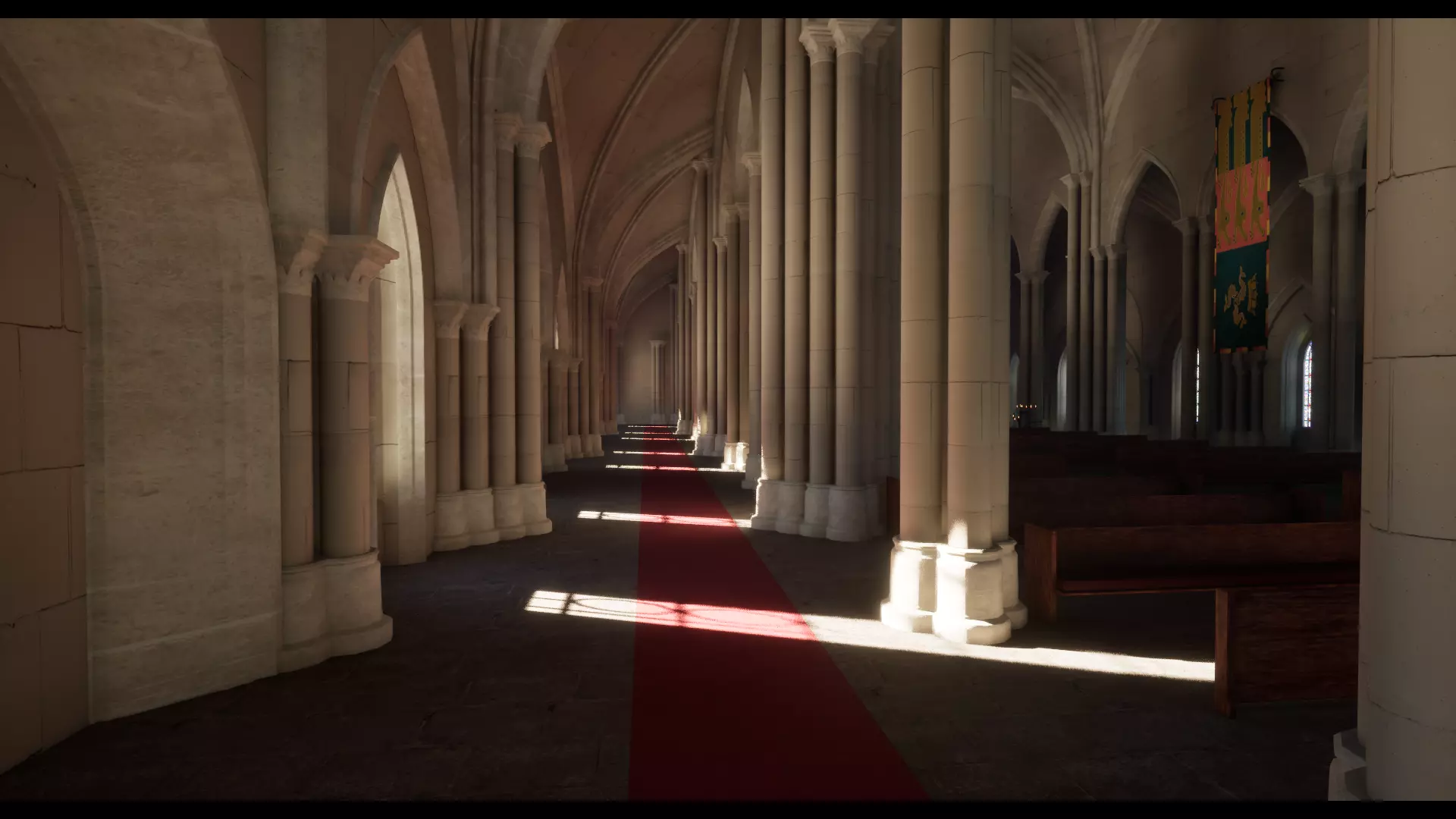 Church Low-poly 3D model_0