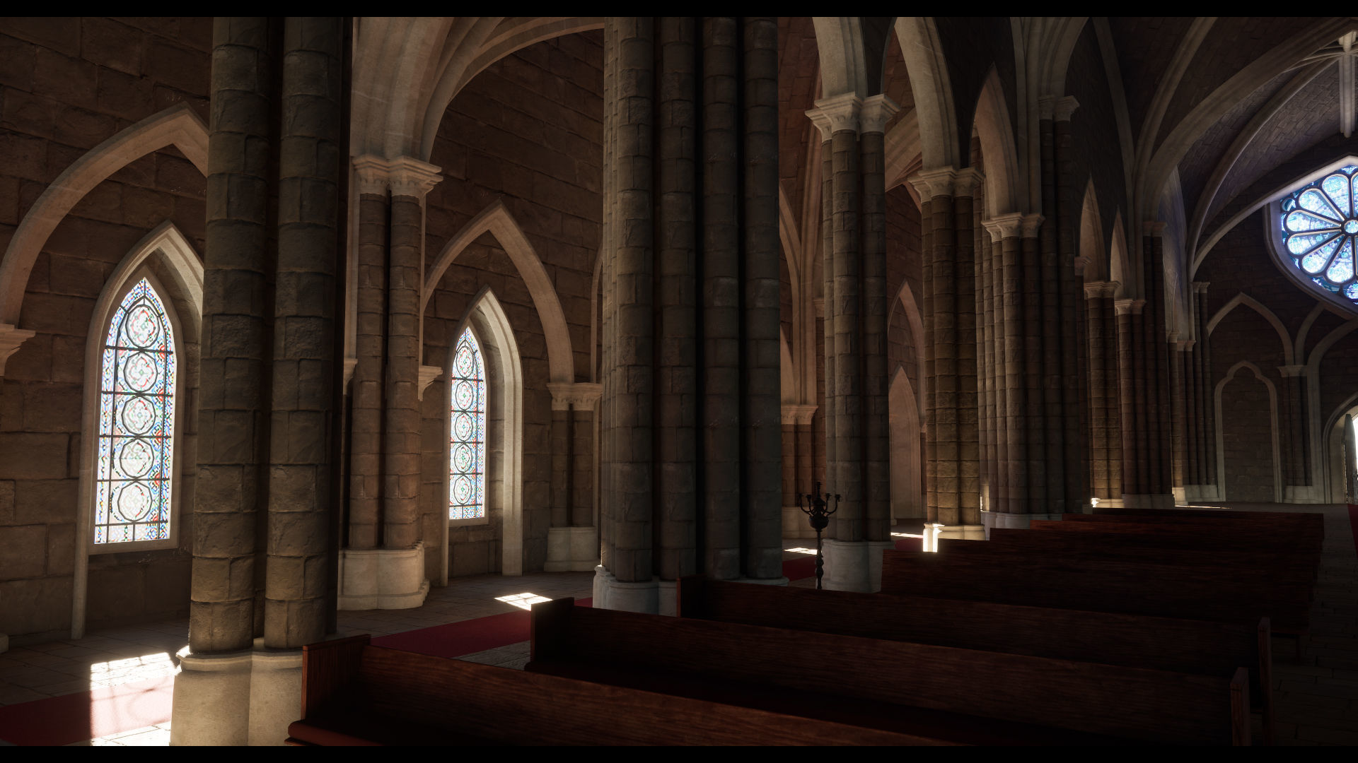 Church Low-poly 3D model_5
