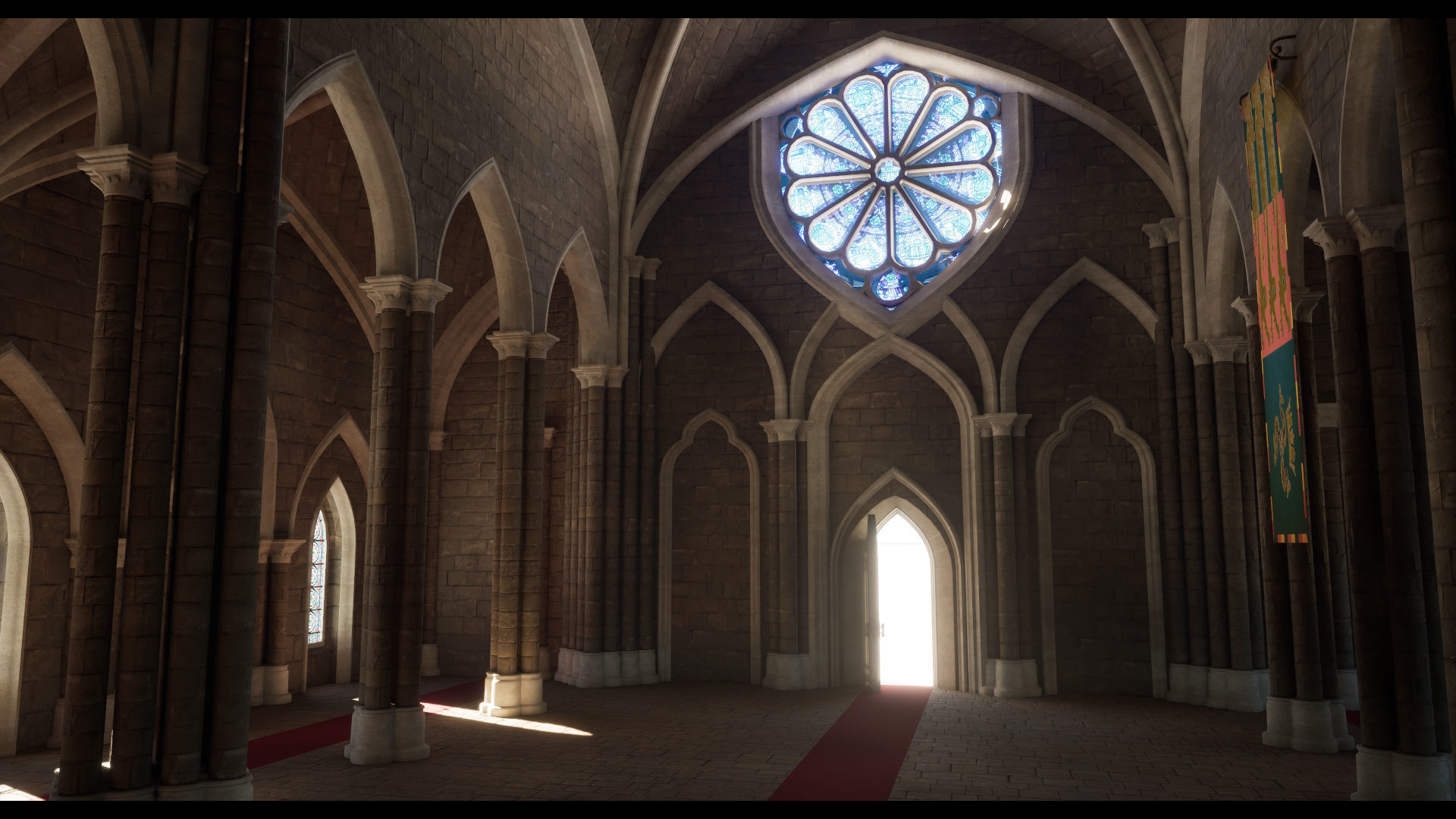 Church Low-poly 3D model_4