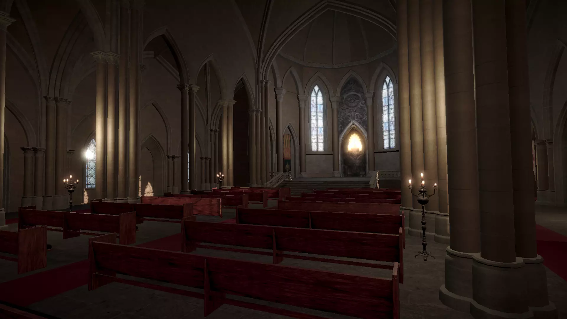 Church Low-poly 3D model_14