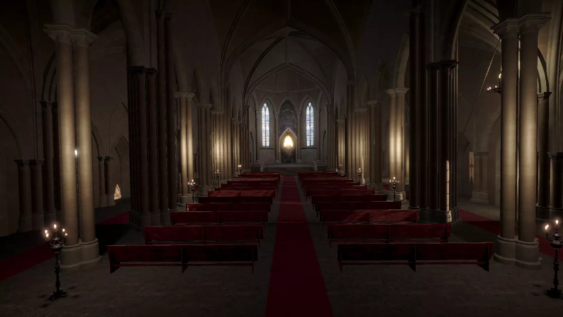 Church Low-poly 3D model_15