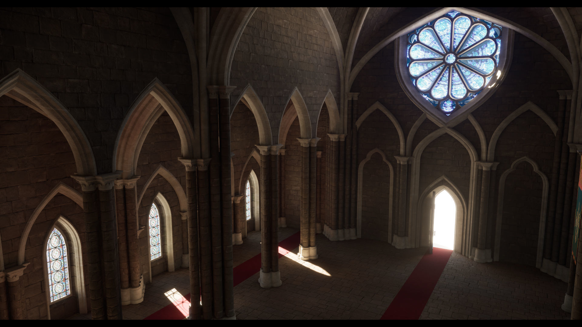 Church Low-poly 3D model_7
