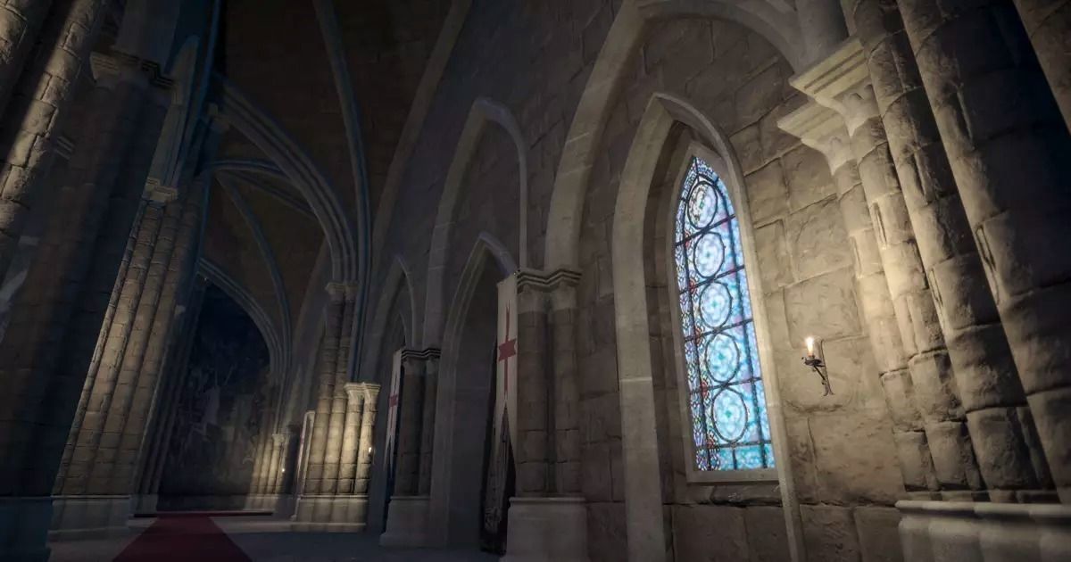 Church Low-poly 3D model_23