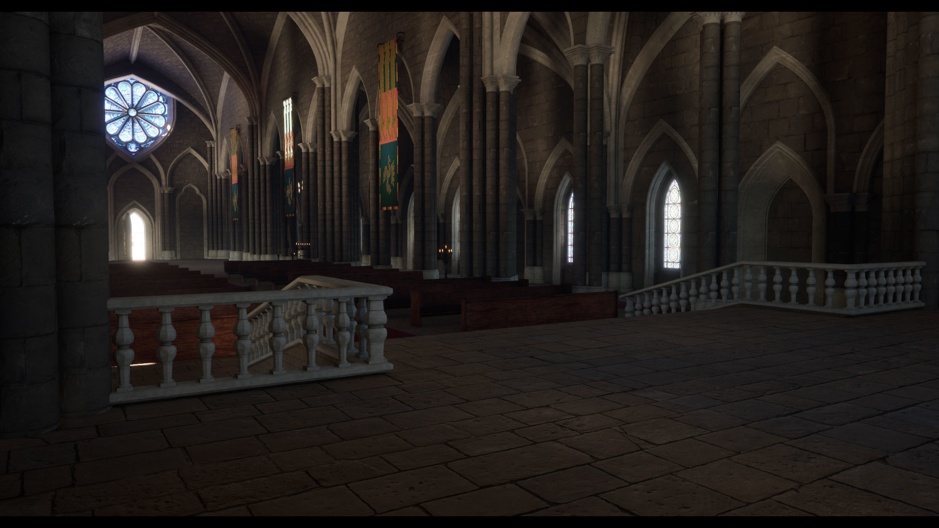 Church Low-poly 3D model_6
