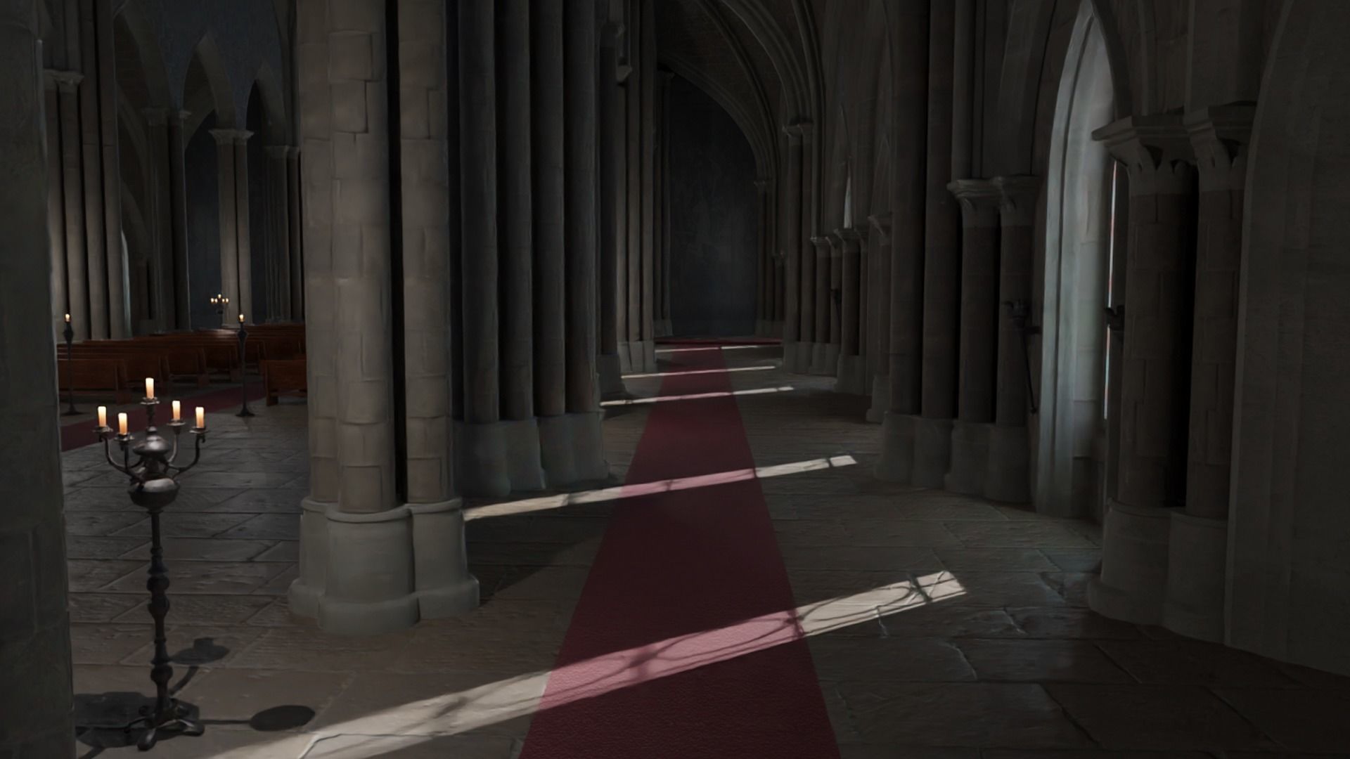 Church Low-poly 3D model_18