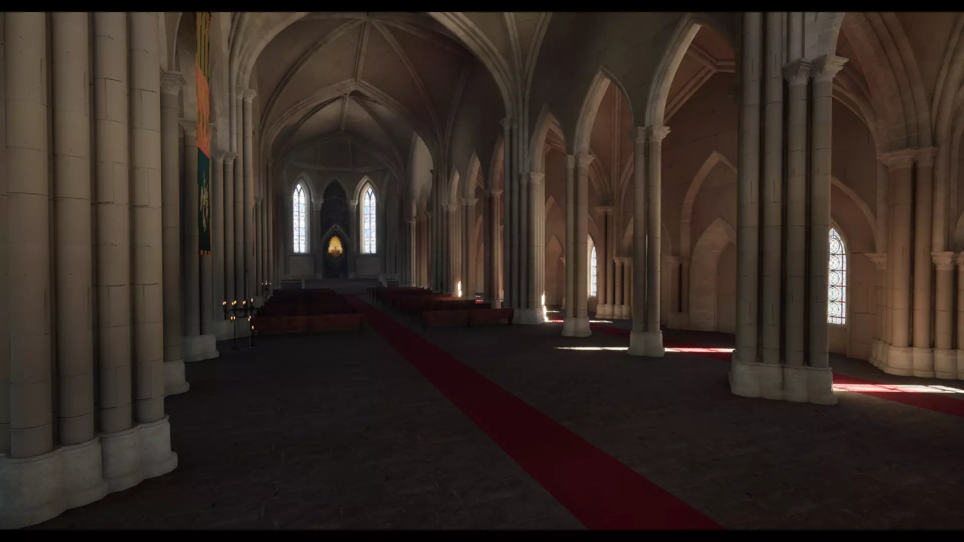 Church Low-poly 3D model_4