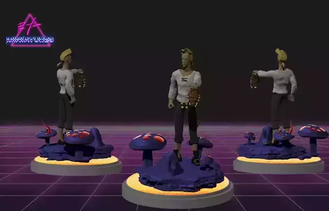 Guybrush Threepwood from Monkey Island 1 Remastered 3D print model
