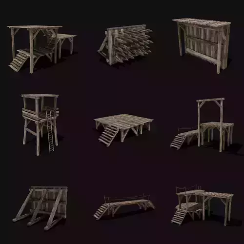 FIGHTING ARENA FIGHT BATTLE MEDIEVAL WAR TRAP BUILDER COLLECTION