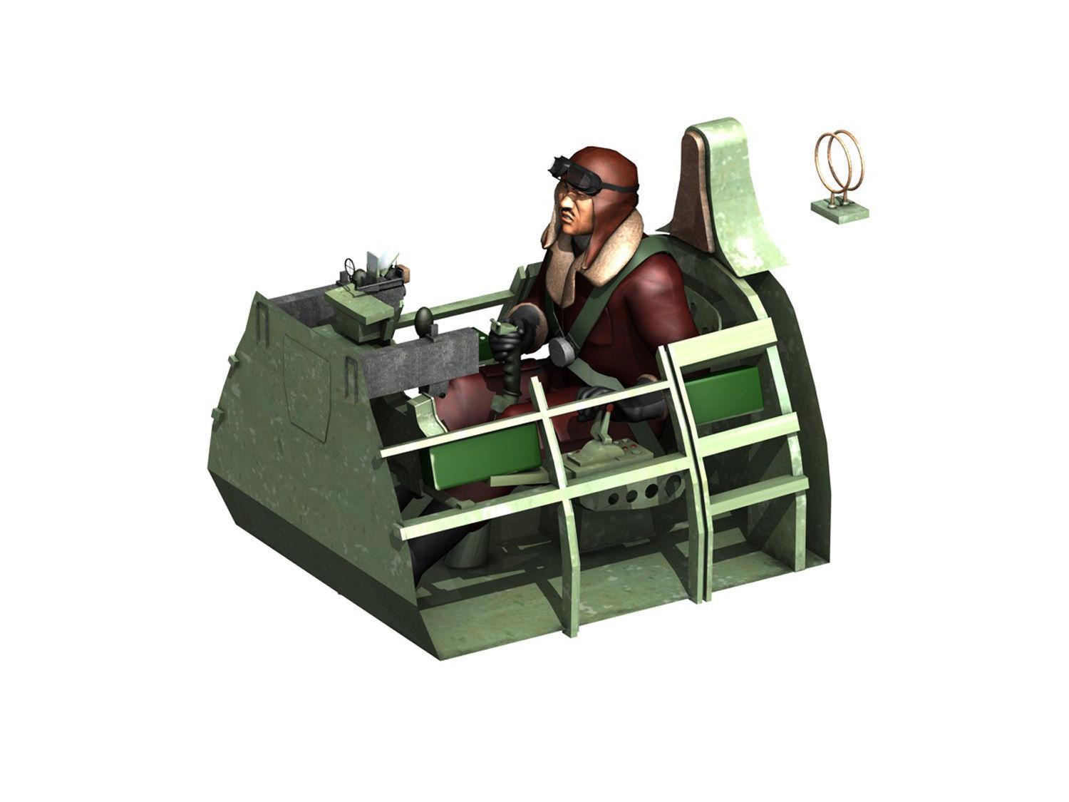 Mitsubishi A6M5 Zero-sen Typ52 3D model_12