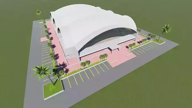 Sport Center 3D model