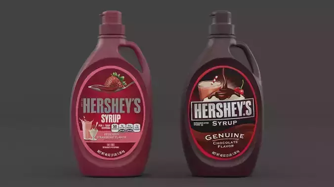 Chocolate Syrup 3D model