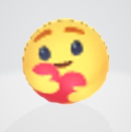 FaceBook Emojis Free 3D model_2